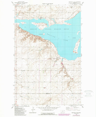 United States Geological Survey Medicine Lake, MT (1948, 24000-Scale) digital map
