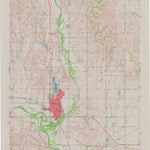United States Geological Survey Medicine Lodge, KS (1973, 24000-Scale) digital map