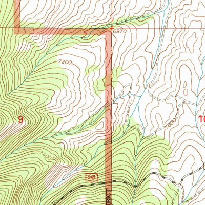 United States Geological Survey Medicine Lodge Peak, MT (1997, 24000-Scale) digital map