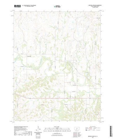United States Geological Survey Medicine Lodge SW, KS (2022, 24000-Scale) digital map