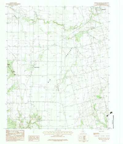 United States Geological Survey Medicine Mound, TX (1983, 24000-Scale) digital map