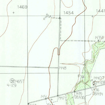 United States Geological Survey Medicine Mound, TX (1983, 24000-Scale) digital map