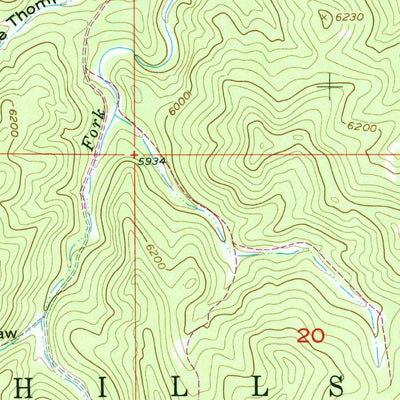 United States Geological Survey Medicine Mountain, SD (1956, 24000-Scale) digital map