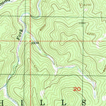 United States Geological Survey Medicine Mountain, SD (1998, 24000-Scale) digital map