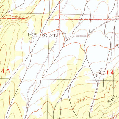 United States Geological Survey Medicine Spring, NV (1984, 24000-Scale) digital map