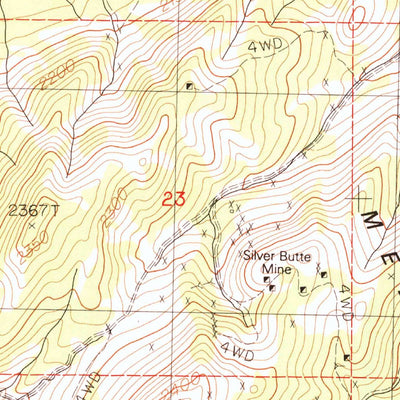 United States Geological Survey Medicine Spring, NV (1984, 24000-Scale) digital map