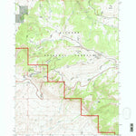 United States Geological Survey Medicine Wheel, WY (1993, 24000-Scale) digital map