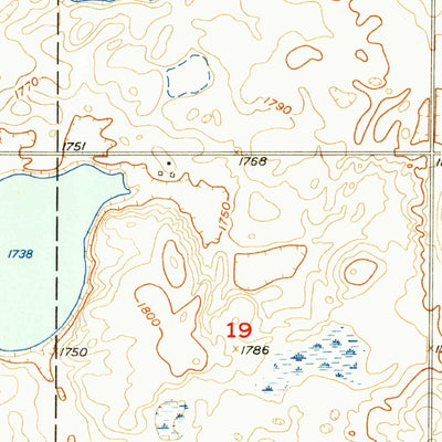 United States Geological Survey Medina, ND (1954, 24000-Scale) digital map