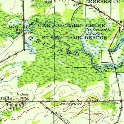United States Geological Survey Medina, NY (1950, 62500-Scale) digital map