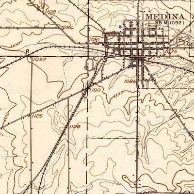 United States Geological Survey Medina, OH (1906, 62500-Scale) digital map