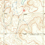 United States Geological Survey Medina SE, ND (1955, 24000-Scale) digital map