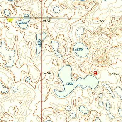 United States Geological Survey Medina SE, ND (1955, 24000-Scale) digital map