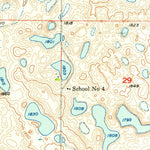 United States Geological Survey Medina SW, ND (1955, 24000-Scale) digital map
