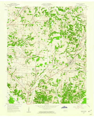 United States Geological Survey Medina, TN (1959, 24000-Scale) digital map