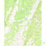 United States Geological Survey Medley, WV (1967, 24000-Scale) digital map