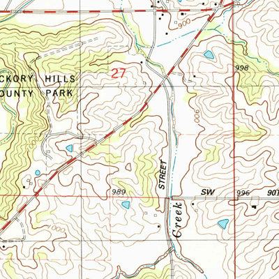 United States Geological Survey Medora, IA (1983, 24000-Scale) digital map