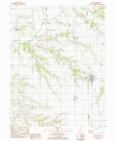 United States Geological Survey Medora, IL (1983, 24000-Scale) digital map