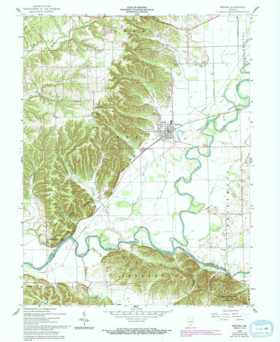 United States Geological Survey Medora, IN (1959, 24000-Scale) digital map