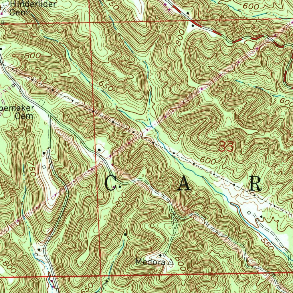 Medora Map Medora, IN (1959, 24000-Scale) Map by United States Geological Survey ...