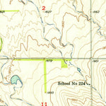 United States Geological Survey Meek, NE (1954, 24000-Scale) digital map