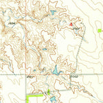 United States Geological Survey Meek SW, NE (1954, 24000-Scale) digital map