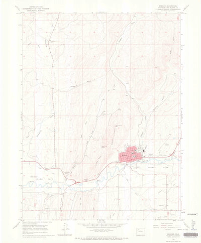 United States Geological Survey Meeker, CO (1966, 24000-Scale) digital map