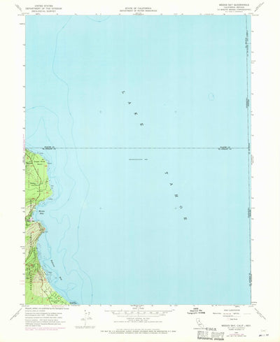 United States Geological Survey Meeks Bay, CA-NV (1955, 24000-Scale) digital map