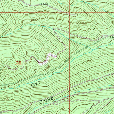 United States Geological Survey Meeks Table, WA (1971, 24000-Scale) digital map
