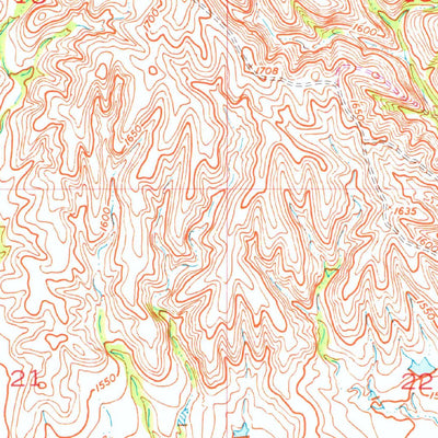 United States Geological Survey Meers, OK (1956, 24000-Scale) digital map
