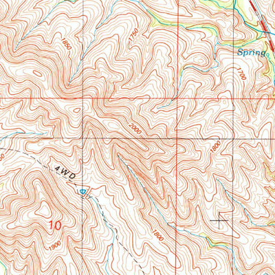 United States Geological Survey Meers, OK (1991, 24000-Scale) digital map