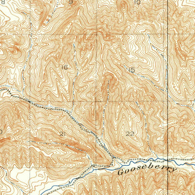 United States Geological Survey Meeteetse, WY (1911, 62500-Scale) digital map
