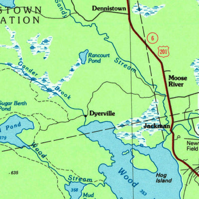 United States Geological Survey Megantic, ME (1986, 100000-Scale) digital map