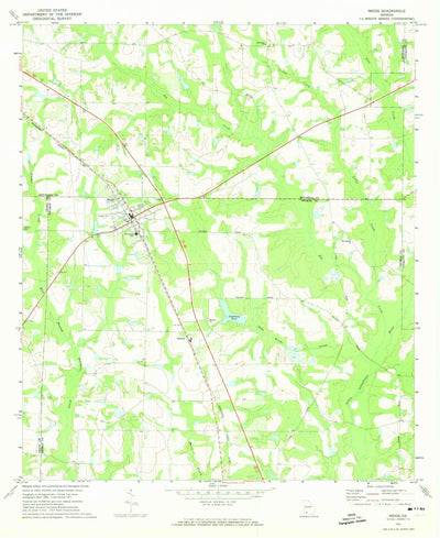 United States Geological Survey Meigs, GA (1971, 24000-Scale) digital map
