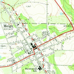 United States Geological Survey Meigs, GA (1971, 24000-Scale) digital map