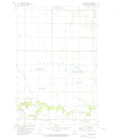 United States Geological Survey Mekinock, ND (1973, 24000-Scale) digital map