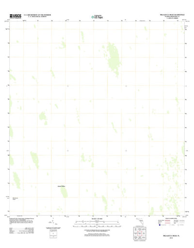 United States Geological Survey Melaleuca Head, FL (2012, 24000-Scale) digital map