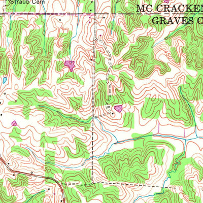 United States Geological Survey Melber, KY (1951, 24000-Scale) digital map