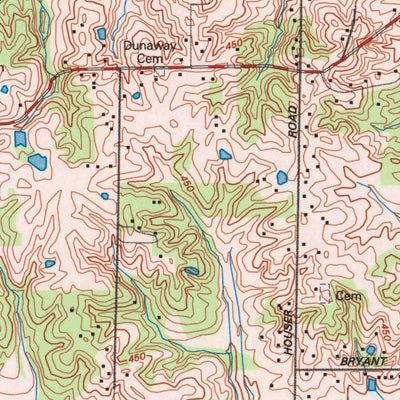 United States Geological Survey Melber, KY (1993, 24000-Scale) digital map