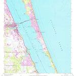 United States Geological Survey Melbourne East, FL (1949, 24000-Scale) digital map