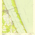 United States Geological Survey Melbourne East, FL (1951, 24000-Scale) digital map