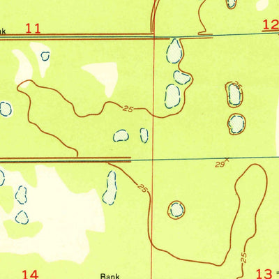 United States Geological Survey Melbourne West, FL (1951, 24000-Scale) digital map