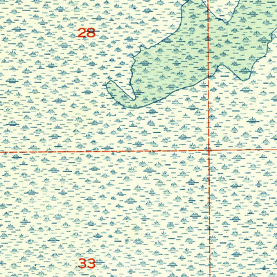 United States Geological Survey Melbourne West, FL (1951, 24000-Scale) digital map
