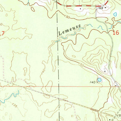 United States Geological Survey Melder, LA (1971, 24000-Scale) digital map