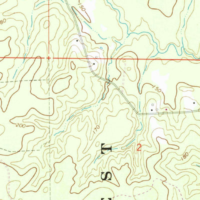 United States Geological Survey Melder, LA (1971, 24000-Scale) digital map