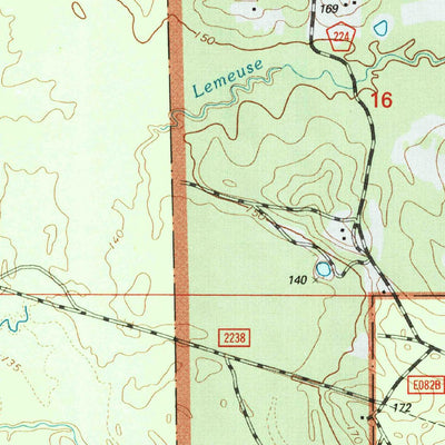 United States Geological Survey Melder, LA (2003, 24000-Scale) digital map