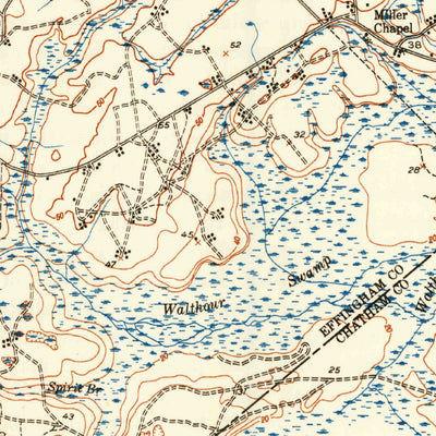 United States Geological Survey Meldrim, GA (1950, 62500-Scale) digital map