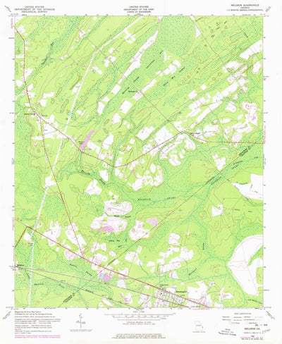 United States Geological Survey Meldrim, GA (1958, 24000-Scale) digital map