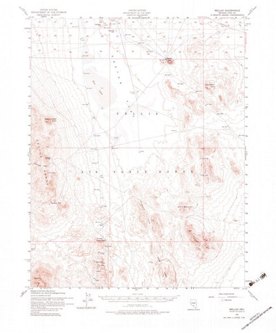 United States Geological Survey Mellan, NV (1952, 62500-Scale) digital map