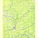 United States Geological Survey Mellen, WI (1945, 48000-Scale) digital map