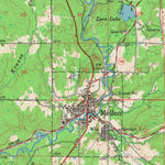 United States Geological Survey Mellen, WI (1967, 62500-Scale) digital map